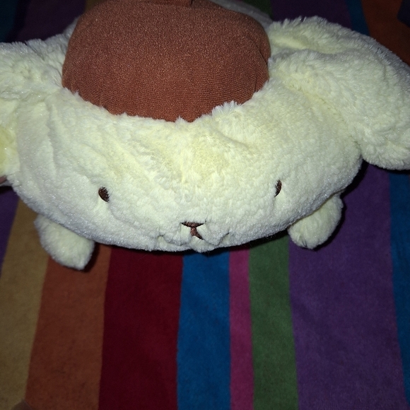 Plush Pompompurin Yellow with Brown Hat - Picture 1 of 4